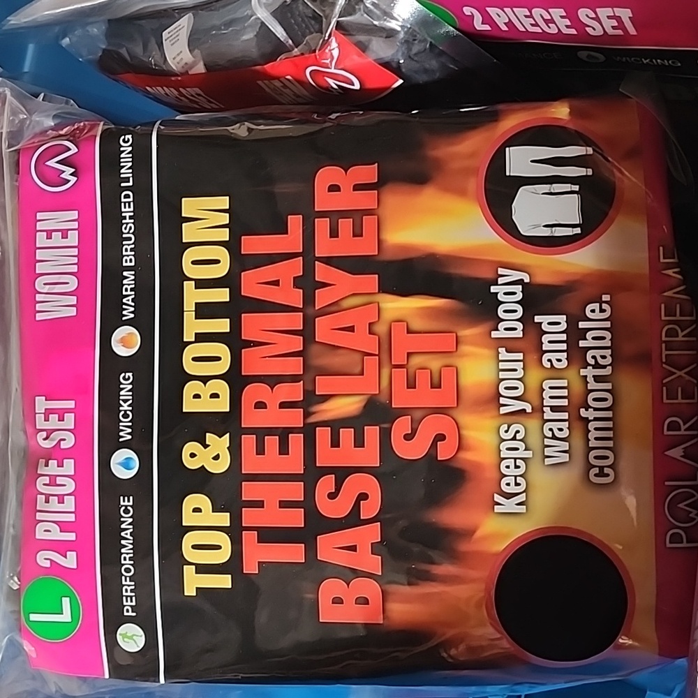 Polar Extreme New & Sealed Ladies Thermal Base Layer 2 Piece Set